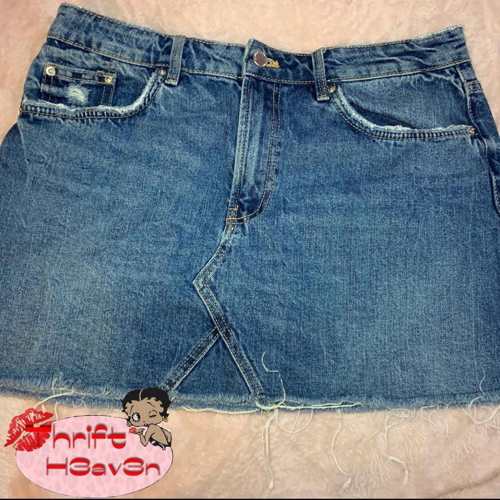 Vintage 90s jean skirt